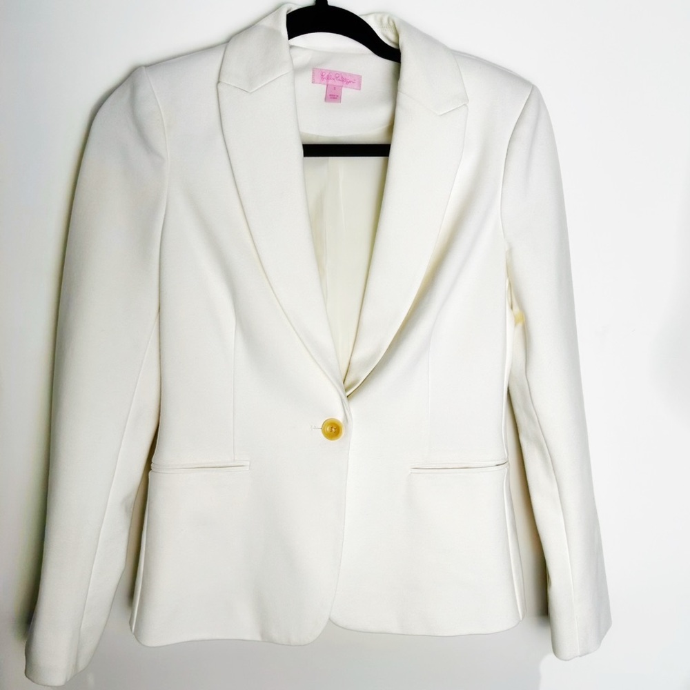 Lilly Pulitzer White Blazer